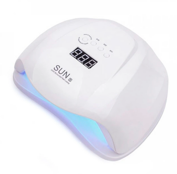 UV-LED лампа для манікюру універсальна Sun X 54 Вт (білий) 6 фото